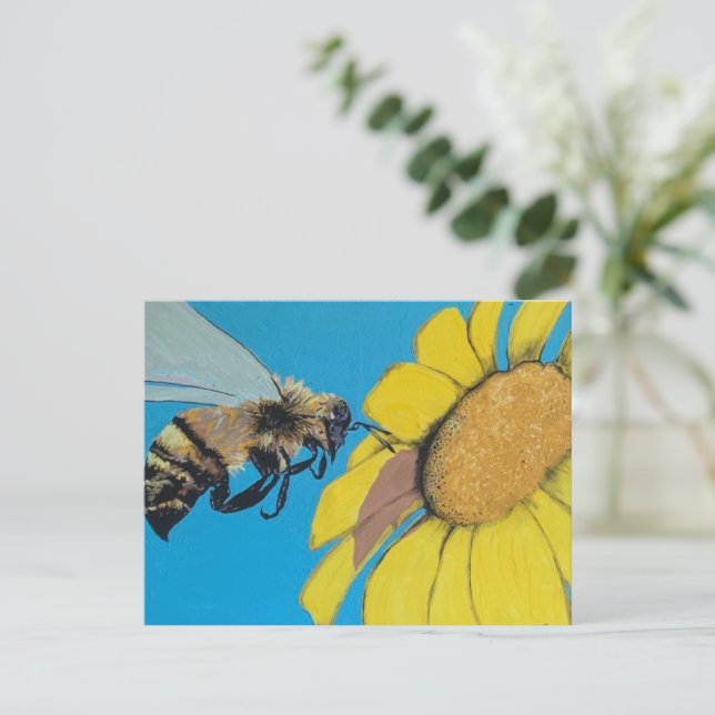 Postal Pintura de "danza del jardín" en un (Anverso de pie)