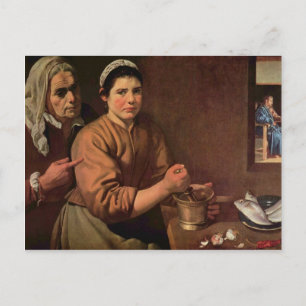 Postal Pintura de Deigo Velázquez