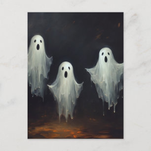 Postal Pintura de fantasma vintage