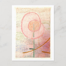 Postal Pintura de flores "pujante" de Paul Klee Postcard
