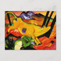 Pintura de Franz Marc, La vaca amarilla