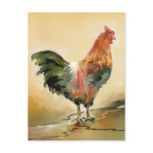 Pintura de gallo