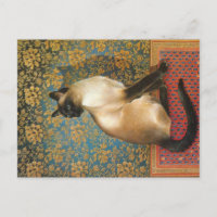 PINTURA DE GATO SIAMÉS