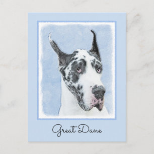 Postal Pintura de gran dano (Harlequin) - Arte original d