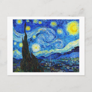 Postal Pintura de Guay Starry Night Vincent Van Gogh