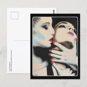 Postal Pintura de 'In Shadows' sobre una