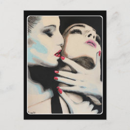 Postal Pintura de 'In Shadows' sobre una