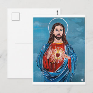 Postal Pintura de Jesucristo por Alfred Fox