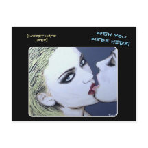 Pintura de 'Just a Kiss' en un