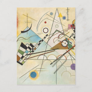 Postal Pintura de Kandinsky Composition 8