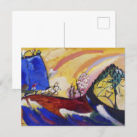 Pintura de Kandinsky con pintura abstracta de la T