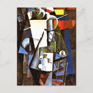 Postal Pintura de Kazimir Malevich, Caja de Vanidad,