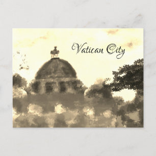 Postal Pintura de la Ciudad del Vaticano