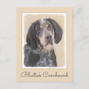 Postal Pintura de la cola de Bluetick - Ar de perro origi