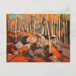 Postal Pintura de la vieja granja canadiense Tom Thomson 