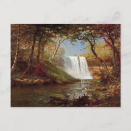 Postal Pintura de las cataratas del Minnehaha