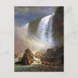 Postal Pintura de las cataratas del Niágara