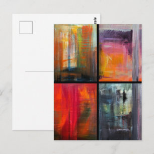 Postal Pintura de las Estaciones por Alfred Fox