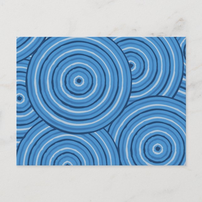 Postal Pintura de línea aborigen (Anverso)