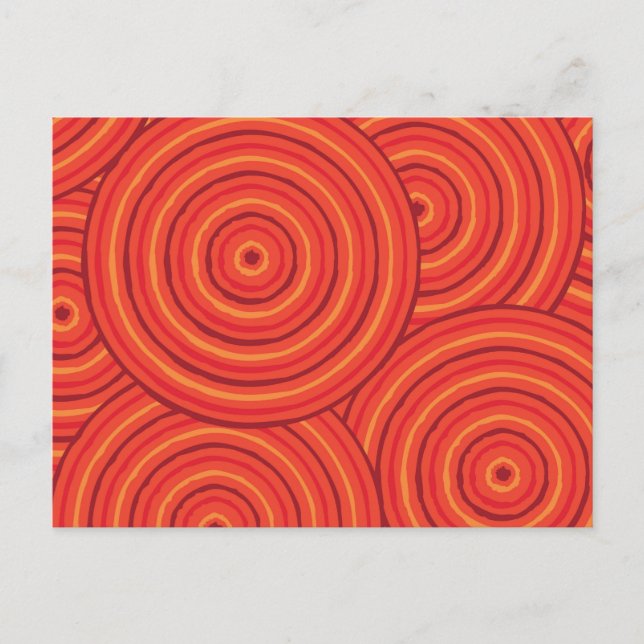 Postal Pintura de línea aborigen (Anverso)