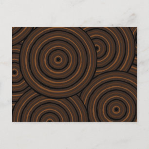 Postal Pintura de línea aborigen