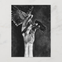 Pintura de los dedos alados - "Recuperada"