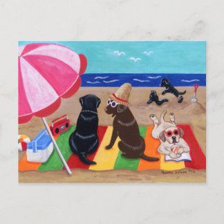 Postal Pintura de los labradores de la brisa de verano