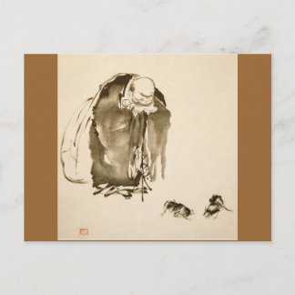 Postal Pintura de Miyamoto Musashi, C. 1600's