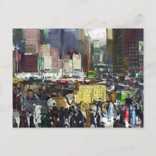 Postal Pintura de Nueva York de 1911 de George Bellows