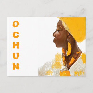 POSTAL PINTURA DE OCHUN