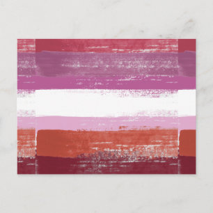 Postal Pintura de Orgullo Lésbico