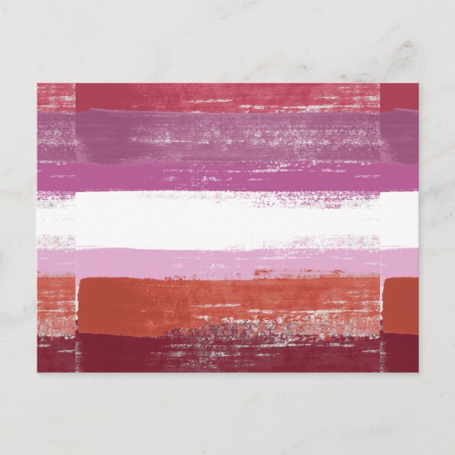 Postal Pintura de Orgullo Lésbico (Anverso)