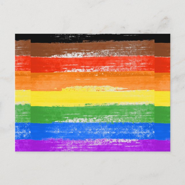 Postal Pintura de Orgullo LGBTQIA+ (Anverso)