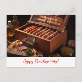 Postal Pintura de otoño del día de gracias