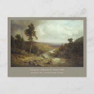 Postal Pintura de paisaje del arte americano de Tennessee