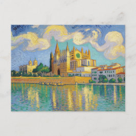 Postal Pintura de Palma de Mallorca