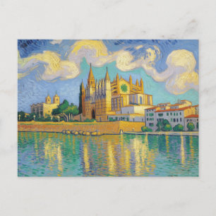 Postal Pintura de Palma de Mallorca