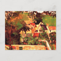 Pintura de Paul Cezanne, Paisaje en Auvers