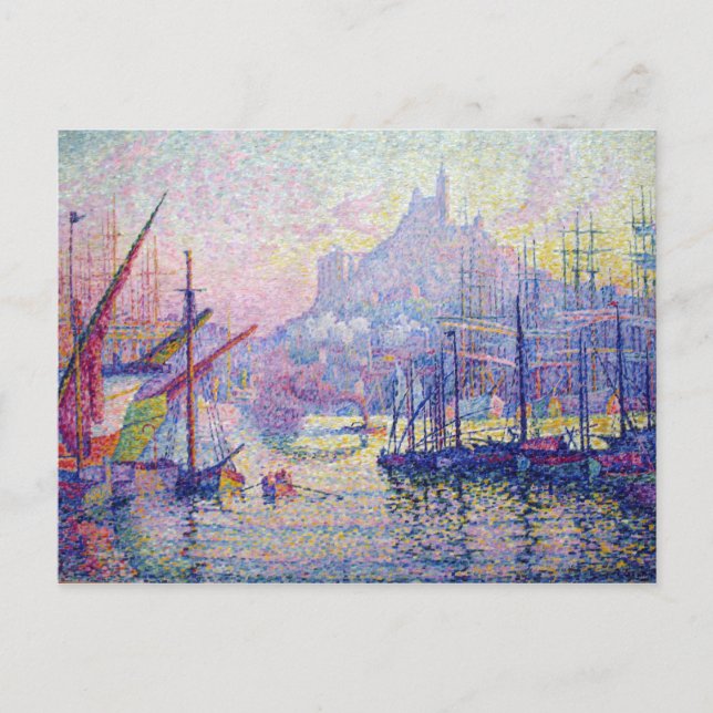 Postal Pintura de Paul Signac (Anverso)