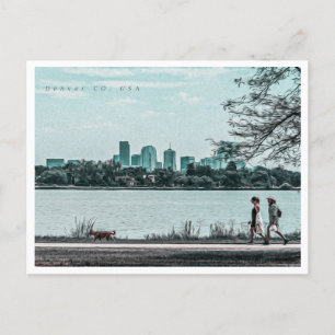 POSTAL PINTURA DE PETRÓLEO DE DENVER COLORADO