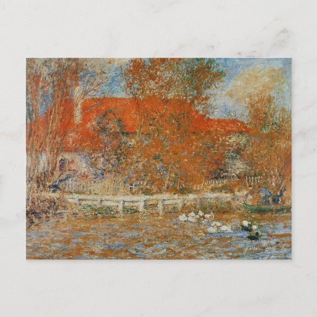 Postal Pintura de renoir (Anverso)
