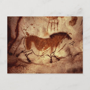 Postal Pintura de roca de un caballo, c.17000 a.C.