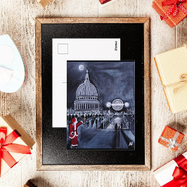 Postal Pintura de Santa en Londres de Alfred Fox