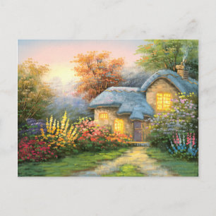 Postal Pintura De Una Casa Privada