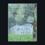 Postal Pintura de una granja por Gustav Klimt<br><div class="desc">Pintura de una granja por Gustav Klimt</div>