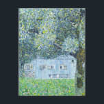 Postal Pintura de una granja por Gustav Klimt<br><div class="desc">Pintura de una granja por Gustav Klimt</div>