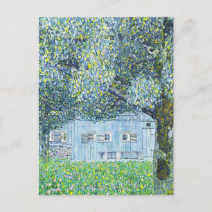 Postal Pintura de una granja por Gustav Klimt