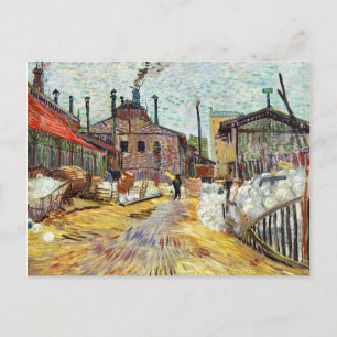Postal Pintura de Van Gogh Factory Arnieres