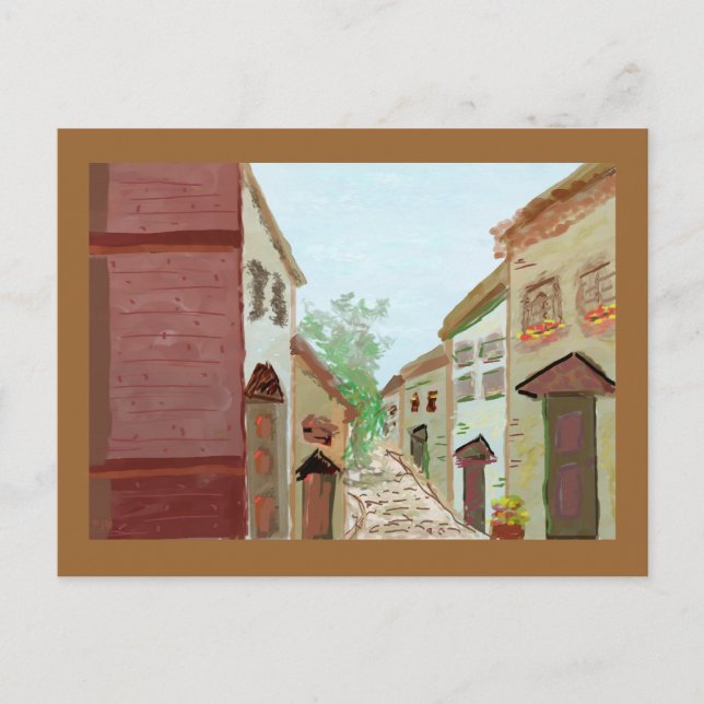 Postal Pintura de Venecia, Italia (Anverso)