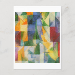 Postal Pintura de ventana de Robert Delaunay